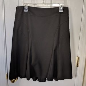 The Limited Black Flare Skirt